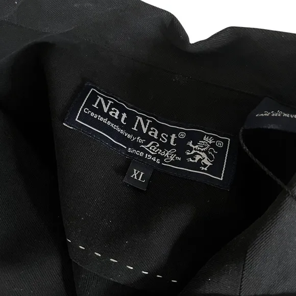 NAT NAST Black Silk Shirt Limited Edition Walkin’ In Memphis Size XL NWT NEW