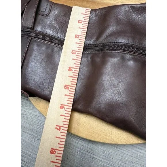 Naturalizer Women's Rena Knee High Block Heel Riding Boots in cider brown 12M