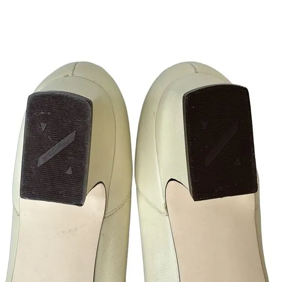 NATURALIZER WOMEN'S ROSLYN BONE STRETCH LEATHER PUMPS 10 AA
