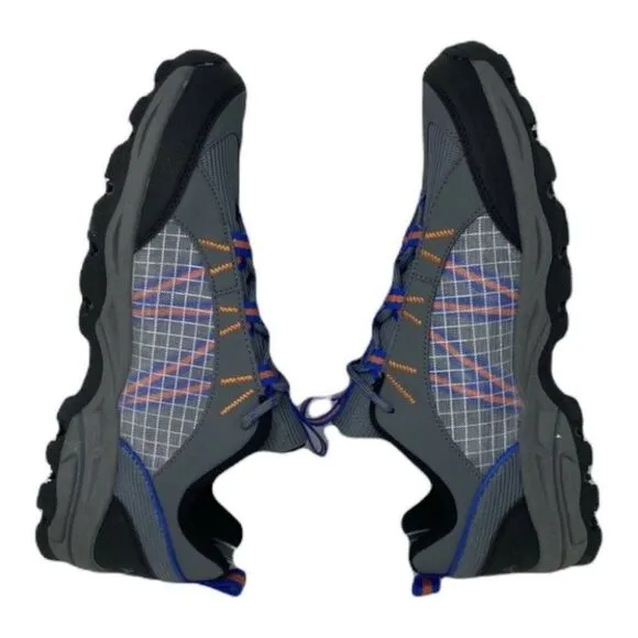Nautica Shoes Mens 10 Low Hiker Yuri Blue Mesh Performance Camp Hike Performance