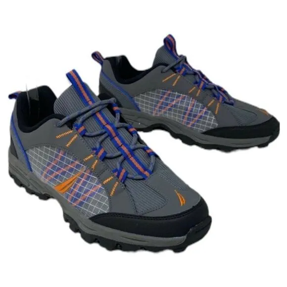 Nautica Shoes Mens 10 Low Hiker Yuri Blue Mesh Performance Camp Hike Performance