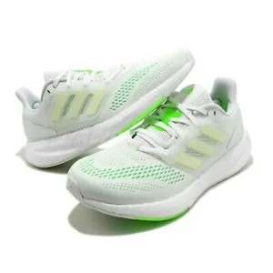 NEW adidas PureBoost 22 White Beam Green Men's Athletic Sneakers🆕SHIPS📦🏃🏻💨⚡