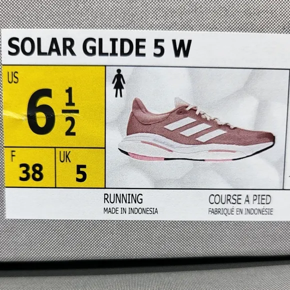 New Adidas Solar Glide 5 Women's Running Shoes Size 6.5