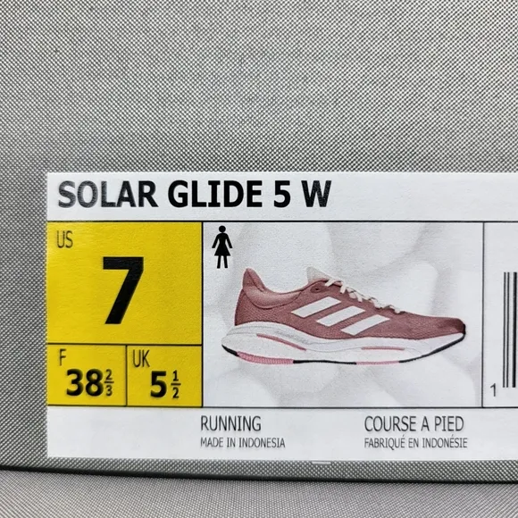 New Adidas Solar Glide 5 Women's Running Shoes Size 7