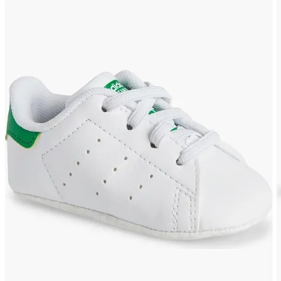 NEW adidas Stan Smith White Crib Sneakers Shoes