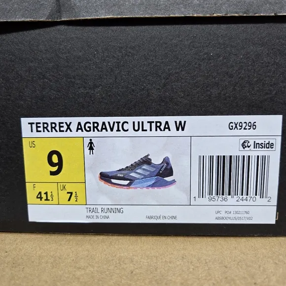 New adidas Terrex Agravic Ultra Women's Trail Running Shoes Size 9