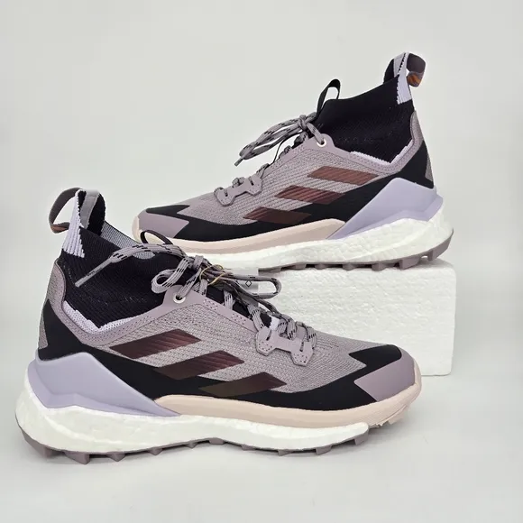 New adidas Terrex Free Hiker 2 Preloved Fig Women's Trail Running Shoes Size 9.5
