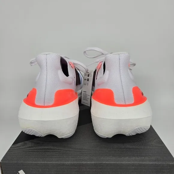 New adidas Ultra Boost Light HQ6351 White Black Solar Red Men’s Shoes Size 11.5