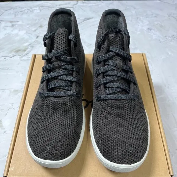 NEW Allbirds Tree Topper WOMENS 7 High Top Sneakers Shoes Kauri Jo Black White