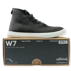 NEW Allbirds Tree Topper WOMENS 7 High Top Sneakers Shoes Kauri Jo Black White