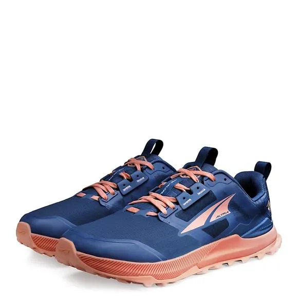 NEW ALTRA women's lone peak 8 running shoes in navy/coral