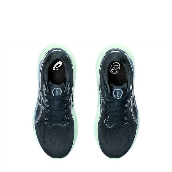 NEW ASICS women's kayano 30 shoes in french blue/denim blue