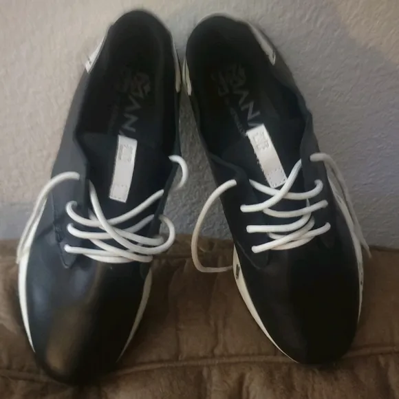 NEW Athalonz Mana Mangrove Pro Golf Shoes, Men's 11/Womens 12.5 Black &amp; White