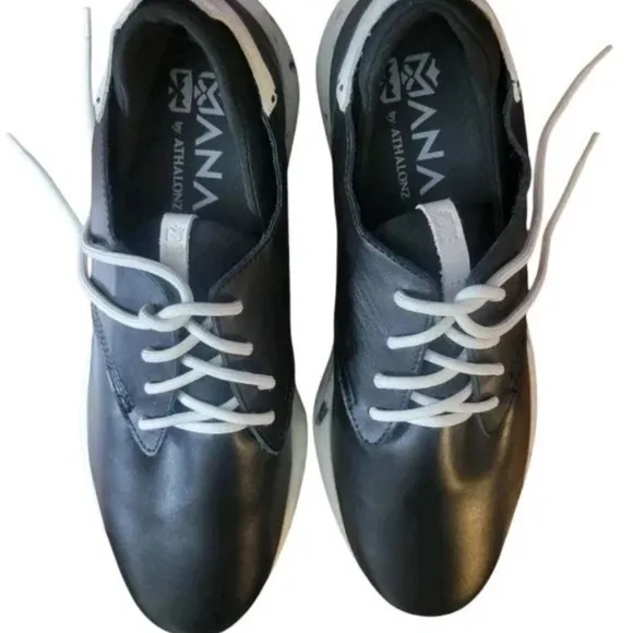 NEW Athalonz Mana Mangrove Pro Golf Shoes, Men's 11/Womens 12.5 Black &amp; White
