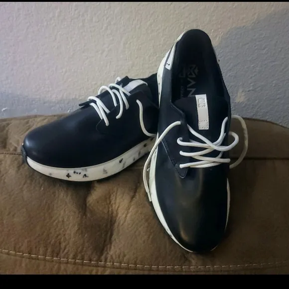 NEW Athalonz Mana Mangrove Pro Golf Shoes, Men's 11/Womens 12.5 Black &amp; White