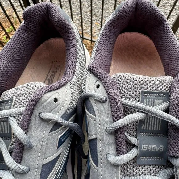 New Balance 1540v3 Mens Running Shoes 11 Gray/Blue Mesh Athletic Sneakers