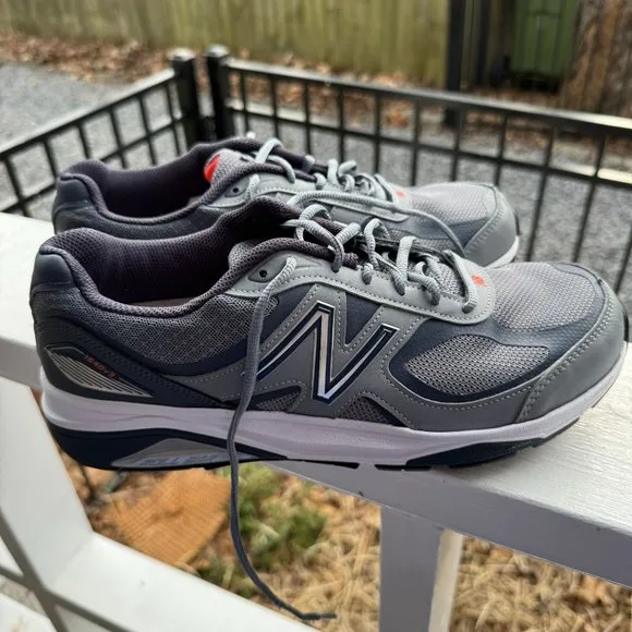 New Balance 1540v3 Mens Running Shoes 11 Gray/Blue Mesh Athletic Sneakers