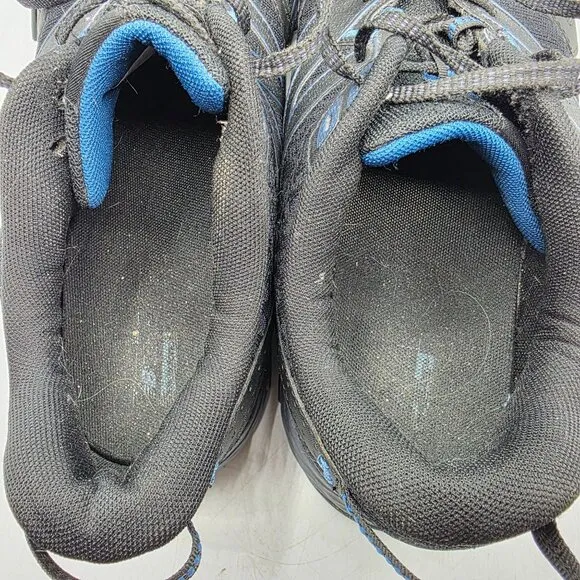 New Balance 410 V7 Mens 13 Black Blue Trail Running Shoes Hiking Camping Outdoor