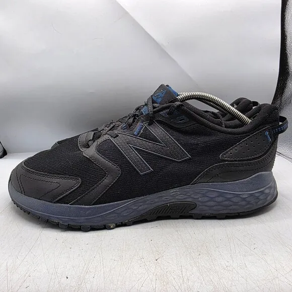 New Balance 410 V7 Mens 13 Black Blue Trail Running Shoes Hiking Camping Outdoor