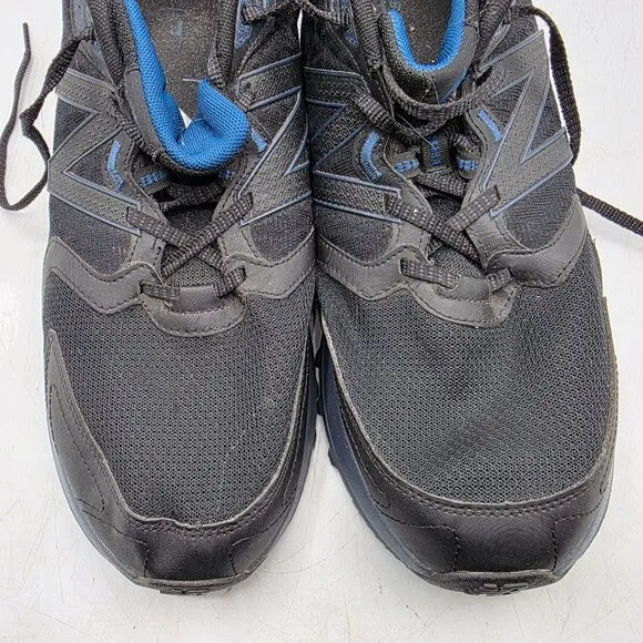 New Balance 410 V7 Mens 13 Black Blue Trail Running Shoes Hiking Camping Outdoor