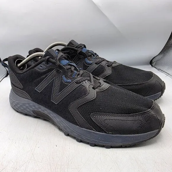 New Balance 410 V7 Mens 13 Black Blue Trail Running Shoes Hiking Camping Outdoor