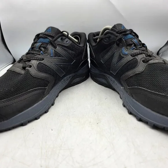 New Balance 410 V7 Mens 13 Black Blue Trail Running Shoes Hiking Camping Outdoor