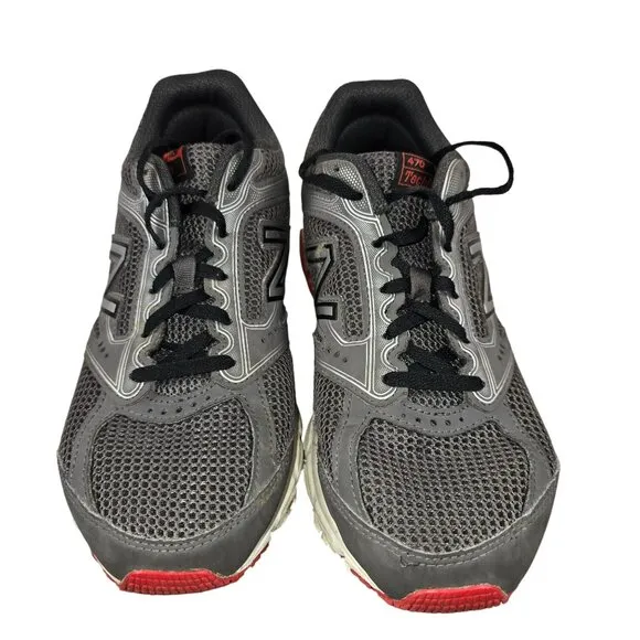 New Balance 470v3 Mens Running Shoes Size 7.5 Gray/Red TechRide Sneakers JH1776