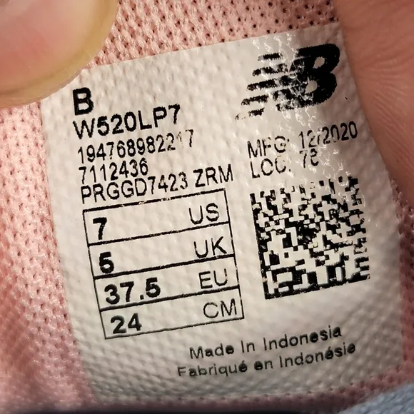 New Balance 520 V7 Womens 7