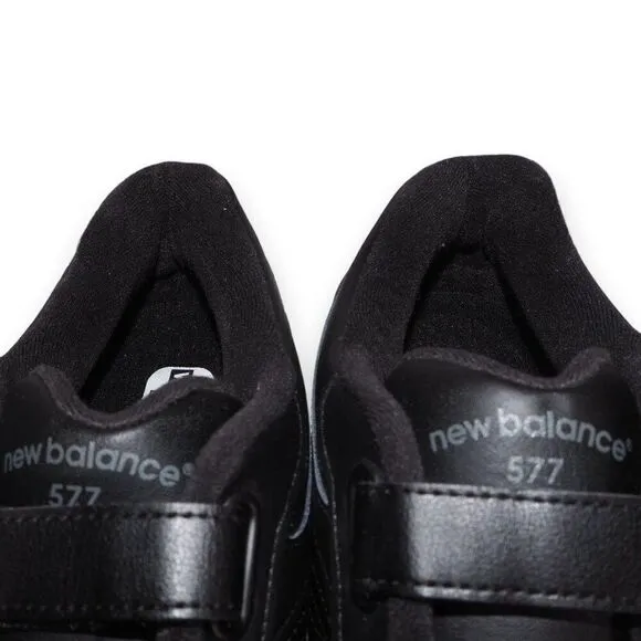 New Balance 577v1 Hook &amp; Loop Walking Shoes Black MW577VK Men's 11.5 (2E)