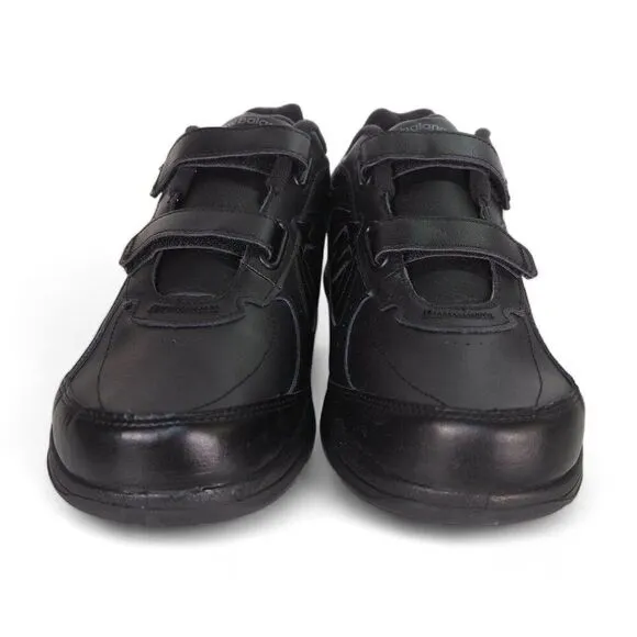 New Balance 577v1 Hook &amp; Loop Walking Shoes Black MW577VK Men's 11.5 (2E)