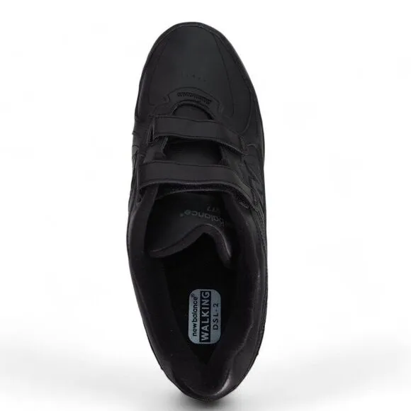 New Balance 577v1 Hook &amp; Loop Walking Shoes Black MW577VK Men's 11.5 (2E)