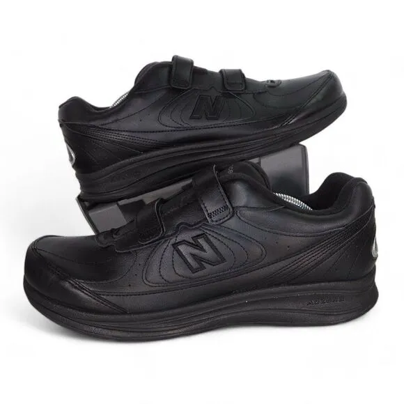 New Balance 577v1 Hook &amp; Loop Walking Shoes Black MW577VK Men's 11.5 (2E)