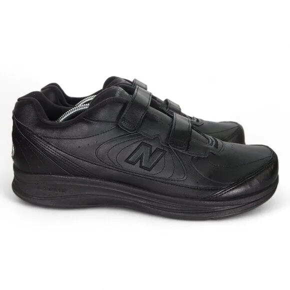 New Balance 577v1 Hook &amp; Loop Walking Shoes Black MW577VK Men's 11.5 (2E)