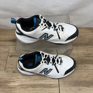 New Balance 608V5 XMX608WR5 Mens White Leather Lifestyle Sneakers Shoes 11 2E