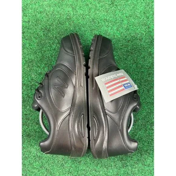 New Balance 674 Black Leather Athletic Shoes USA Made Women's‎ Size 11