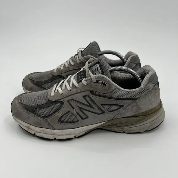 New Balance 990v4 Mens 10.5 Shoes Made in USA Castlerock Gray M990GL4 Sneakers