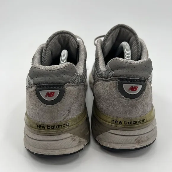 New Balance 990v4 Mens 10.5 Shoes Made in USA Castlerock Gray M990GL4 Sneakers