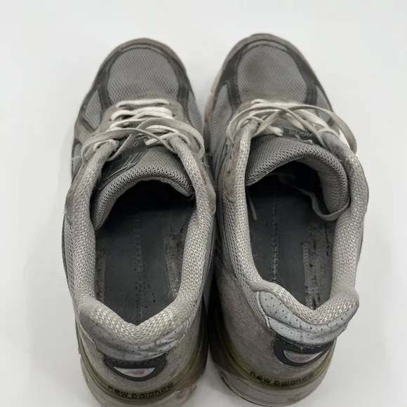 New Balance 990v4 Mens 10.5 Shoes Made in USA Castlerock Gray M990GL4 Sneakers