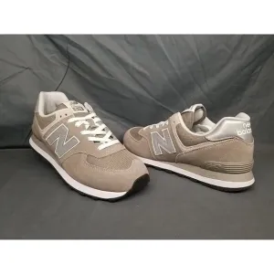 New Balance Boys 574 Athletic Sneakers GC574EVG Grey White Size 6 NEW IN BOX!