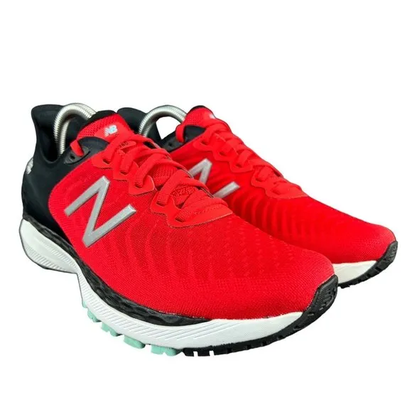 New Balance Fresh Foam 860V12 Red Black Silver Shoes M860R11 Men's Size 7.5 D