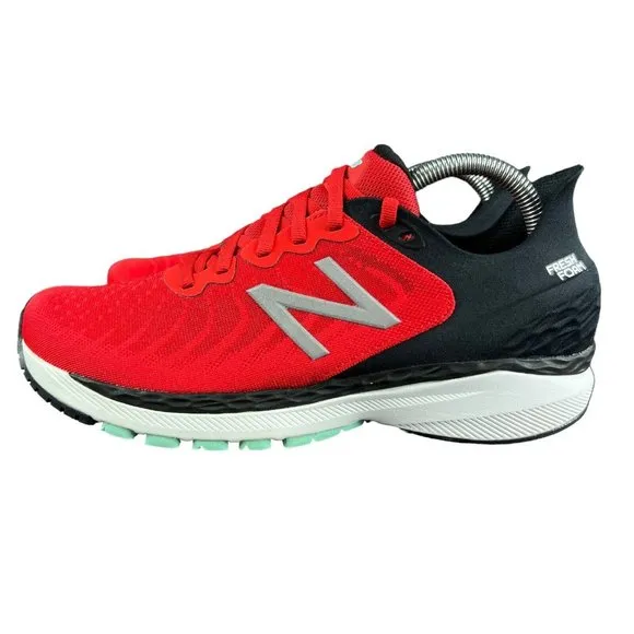New Balance Fresh Foam 860V12 Red Black Silver Shoes M860R11 Men's Size 7.5 D