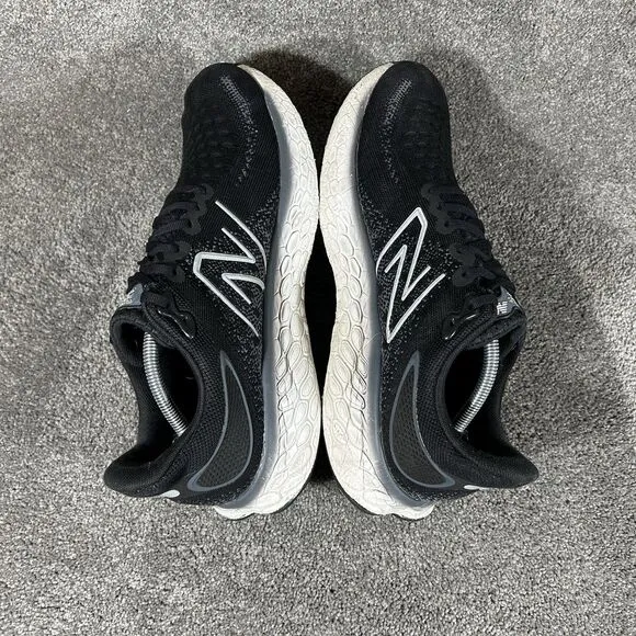 New Balance Fresh Foam X 1080v12 Running Shoes Black White M1080B12 Mens 12.5 EE