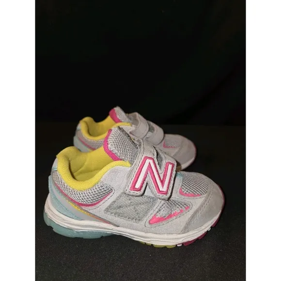 New Balance Kids 888v2 Rainbow Hook &amp; Loop Toddler Size 7