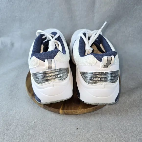 New Balance Men's 806 TennisWide Size 8 2E White/Navy IMC8O6W] **