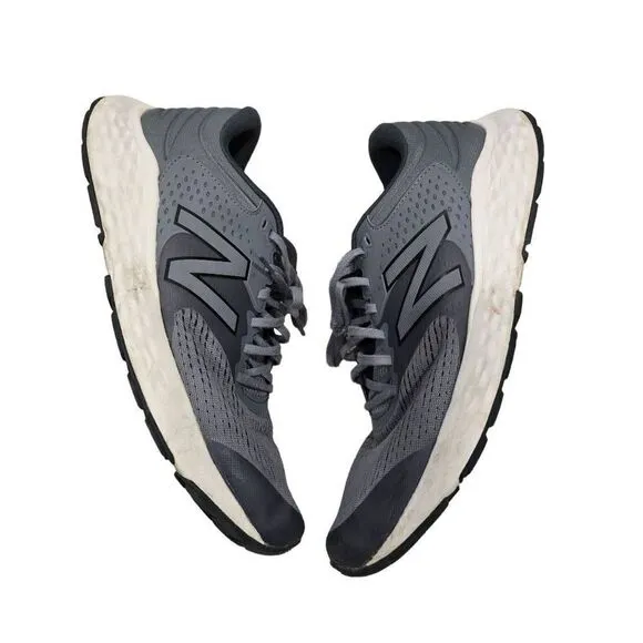 New Balance Sneaker Shoes Men Blue Grey White Size 13 Fresh Foam Lace Up Running