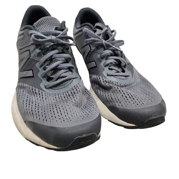 New Balance Sneaker Shoes Men Blue Grey White Size 13 Fresh Foam Lace Up Running