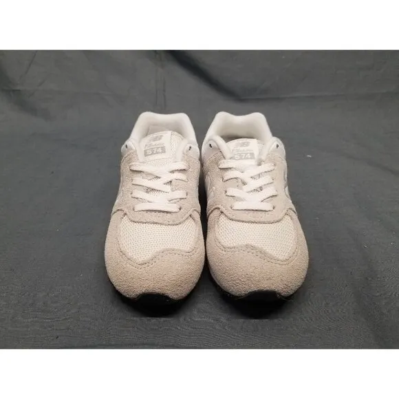 New Balance Toddler's 574 (TD) Sneakers Lace Up Gray White Size 8 NEW IN BOX!