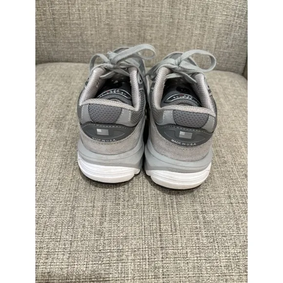 New Balance Womens 990v6 Gray Athletic Running Shoes Made In USA Size 10 W990GL6