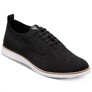 NEW Cole Haan Black Knit Women's ØriginalGrand Stitchlite Oxfords Size 5.5