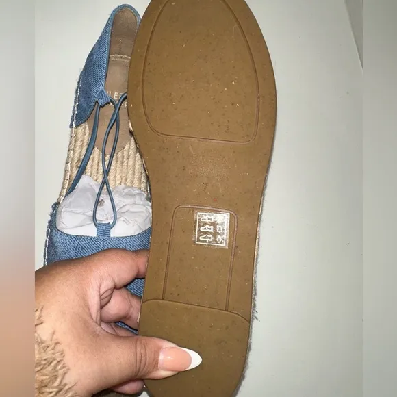 New Eileen Fisher Lee Espadrille Flat Shoes Sz 7